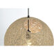 Entwined 1 Light 16 inch Coal Pendant Ceiling Light